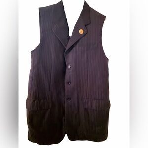 En Vest Ments  re-imagined style One of a Kind Vest from Italian Jacket